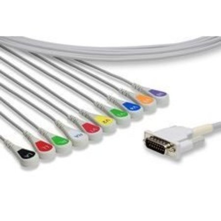 ILB GOLD Replacement For Bionet, Cardiocare 2000 Direct-Connect Ekg Cables CARDIOCARE 2000 DIRECT-CONNECT EKG CABLES